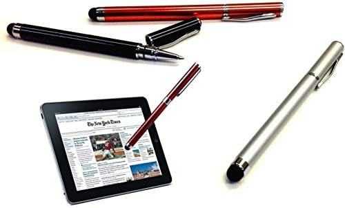 Tek Styz Pro Stylus + Pen תואם ל- Sony WF-SP900 עם מגע רגישות גבוהה בהתאמה אישית ודיו שחור! [3 חבילות שחורות]